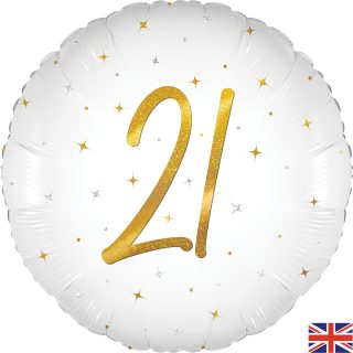 Oaktree 18" Elegant Sparkle White 21 Holographic - 226096