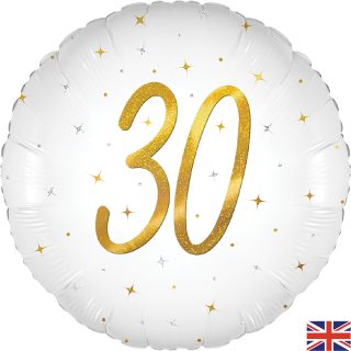 Oaktree 18" Elegant Sparkle White 30 Holographic - 226102