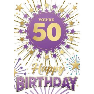 Sensations - Age 50 Male Trad - SL50030C/02