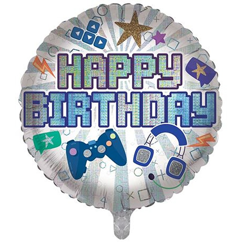 Gaming Birthday Foil Balloon - 18" - BL-GBRD18/104