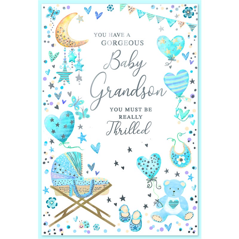 Simon Elvin - Grandson Congratulations - BIRTH BOY C50 - 32923GSON CONG