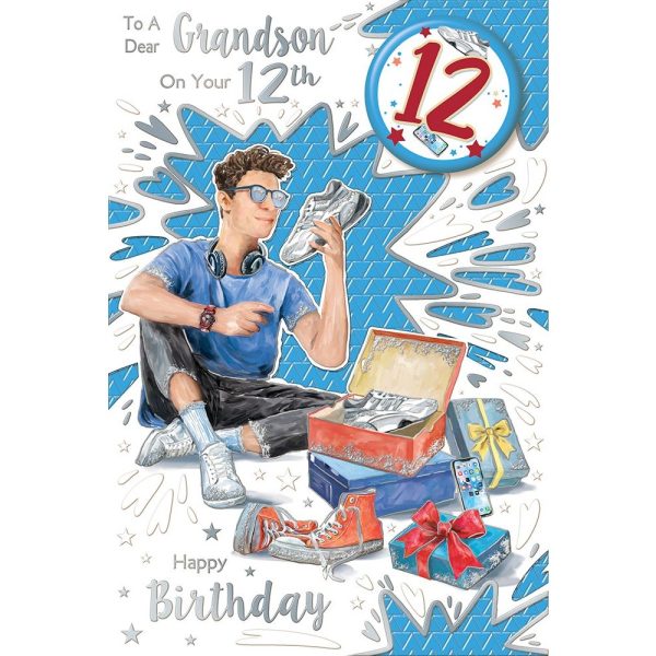 Sensations - Grandson Age 12 Trad - (with Badge) - CS7512B/10