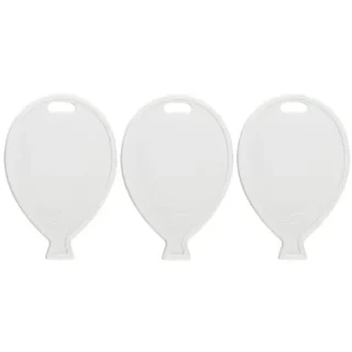 Balloon Shape Weights - White - 50pcs - 220421