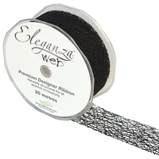 Web Ribbon 38mm x 20m Black No.20 - 224559