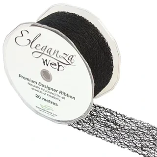 Web Ribbon 50mm x 20m Black No.20 - 24771
