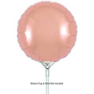 Oaktree 9" Rose Gold Round Packaged x 5pcs - 602250