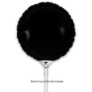 Oaktree 9" Black Round Packaged x 5pcs - 602496