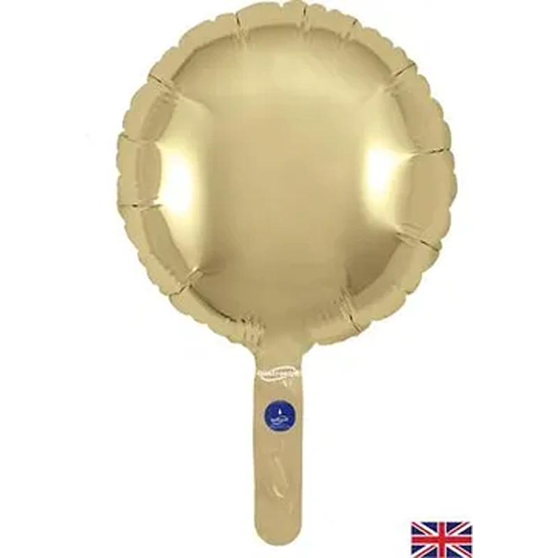 Oaktree 9" Gold Silk Round Packaged x 5pcs - 602793