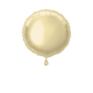 Unique - Solid Round Foil Balloon 18" - Gold - 52911