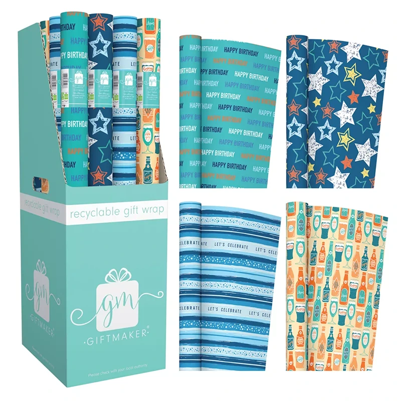 3M Male Roll Wrap 1ct ( 4 Designs) - YAQGW20C