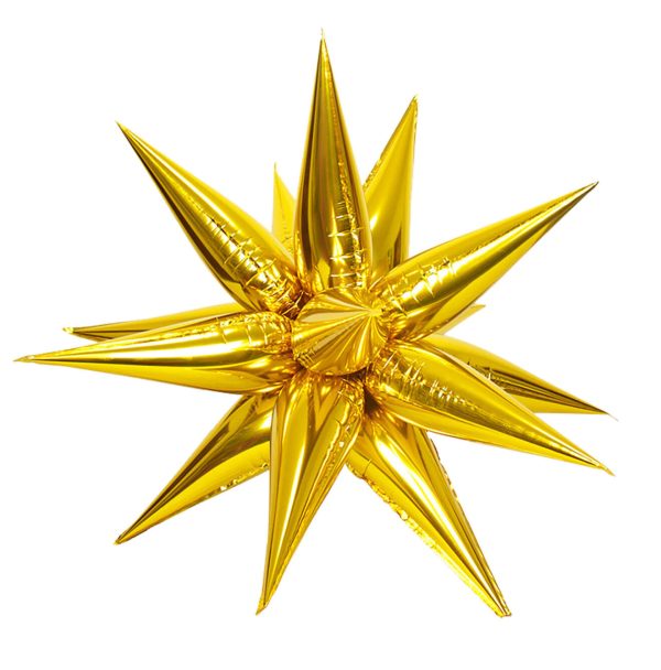 PRE-ORDER - Balloonium - 14" - Gold Starburst - ITEM:8710