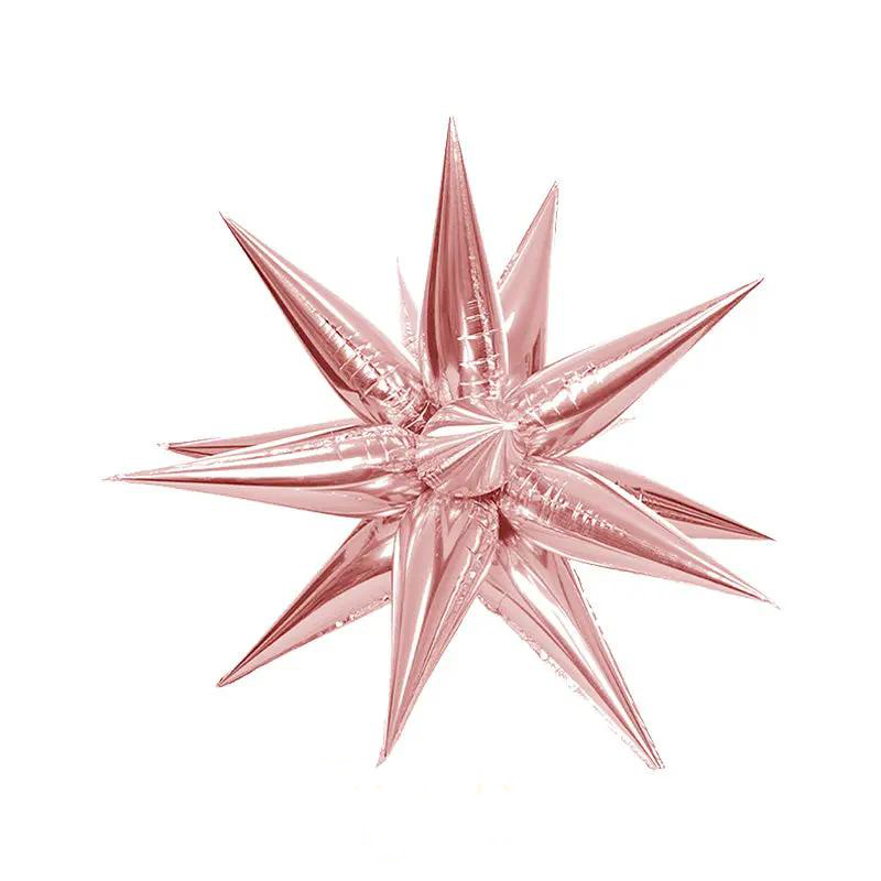 PRE-ORDER - Balloonium - 14" - Rose Gold Starburst - ITEM:8680
