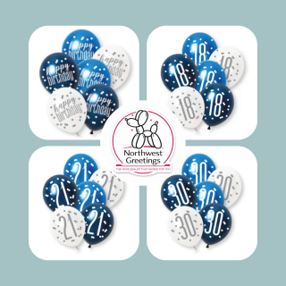 Retail Packs - Unique Glitz Blue
