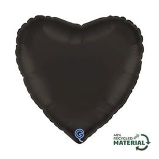 Satin Fume Black Heart Packaged - 18" 180000SFK