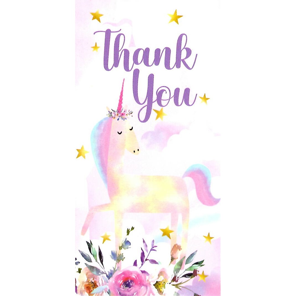 Slim Juvenile Thank You Card - 12pk - 7403 - Tallon