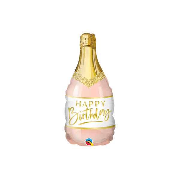 Qualatex 14" Happy Birthday Pink Bubbly - 25095*