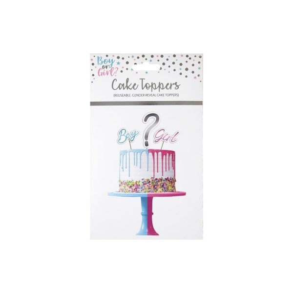 BOY OR GIRL CAKE TOPPER - 33102-BGC