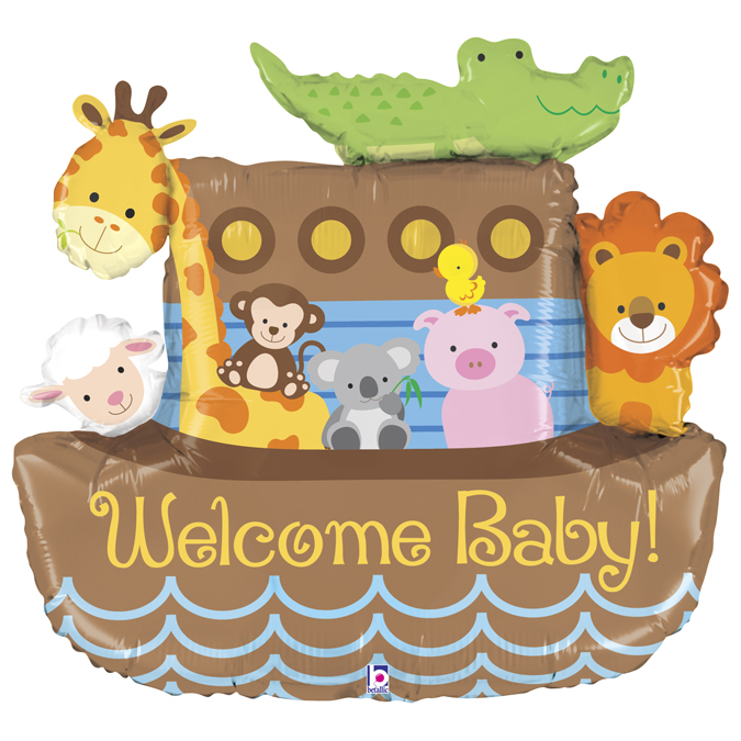 Grabo 37" Noah's Ark Welcome Baby Shape F Packaged - Image 2