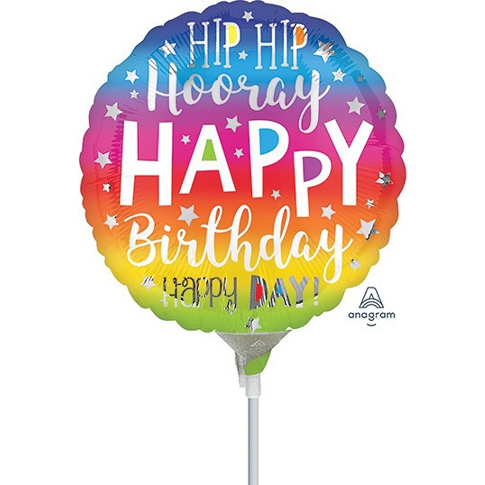 Anagram 9" Hip Hip Hooray Birthday Mini - 39645*