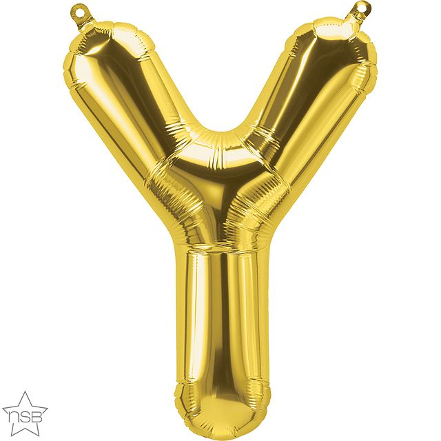 North Star 34" LETTER - PKD. - Y GOLD
