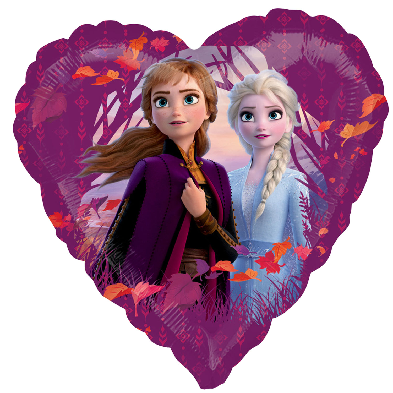 Anagram Frozen II Heart Standard Foil Balloons S60