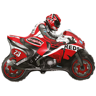Moto Racing Red Foil - 33" - 901663R