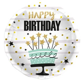 Happy Birthday Cake Foil - 18" - 67907