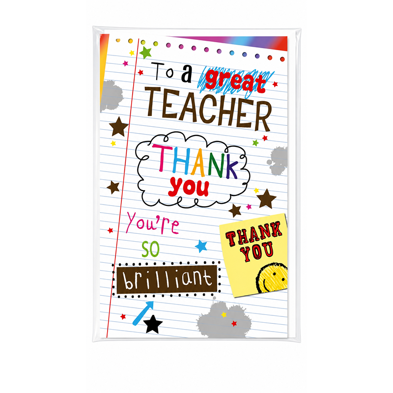 Simon Elvin - Thank You Teacher - Code 50 - 6pk - SE32920