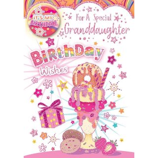GranddaughterJuv Birthday - 6pk - Code 50 - TP5008B-03