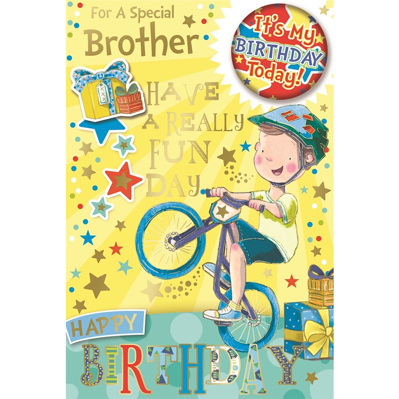 Brother Juv Birthday - Code 50 - 6pk - CC7524B/01