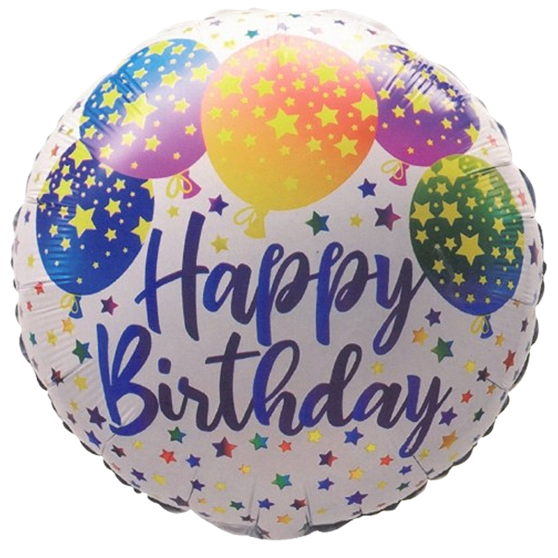 Balloonium - Balloon/Stars Happy Birthday - B10280