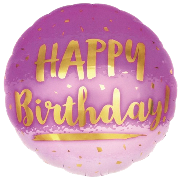 Balloonium - Pink Gold Happy Birthday - B10288