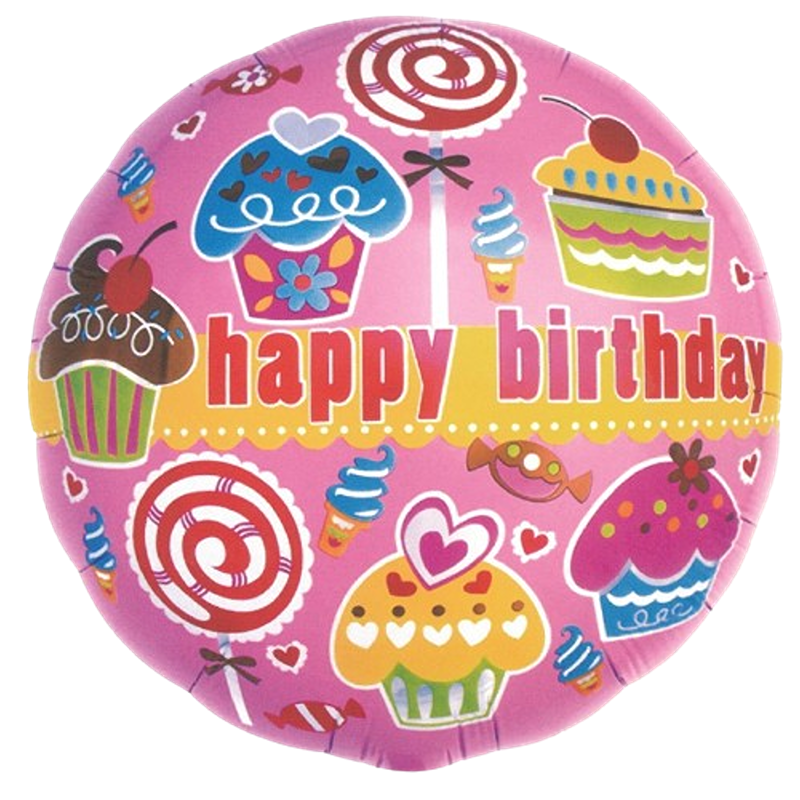Balloonium - Candy/Cakes Happy Birthday - B10306