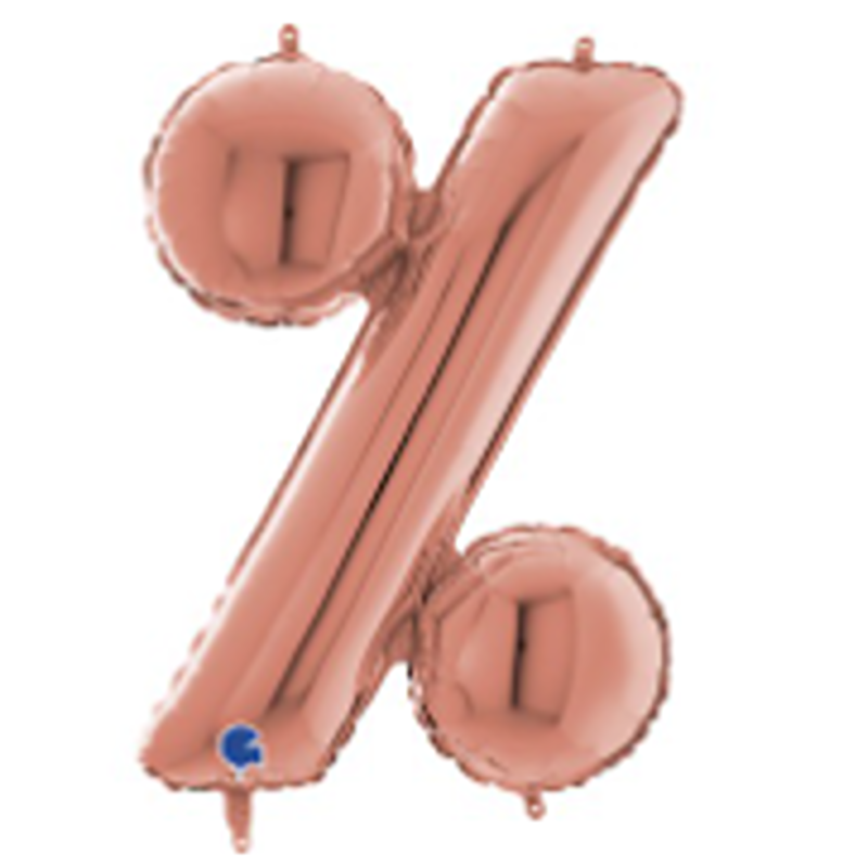 Grabo - % sign Rose Gold 26" - 265823RG