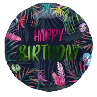 Birthday Neon Tropical Foil - 18" - 67914
