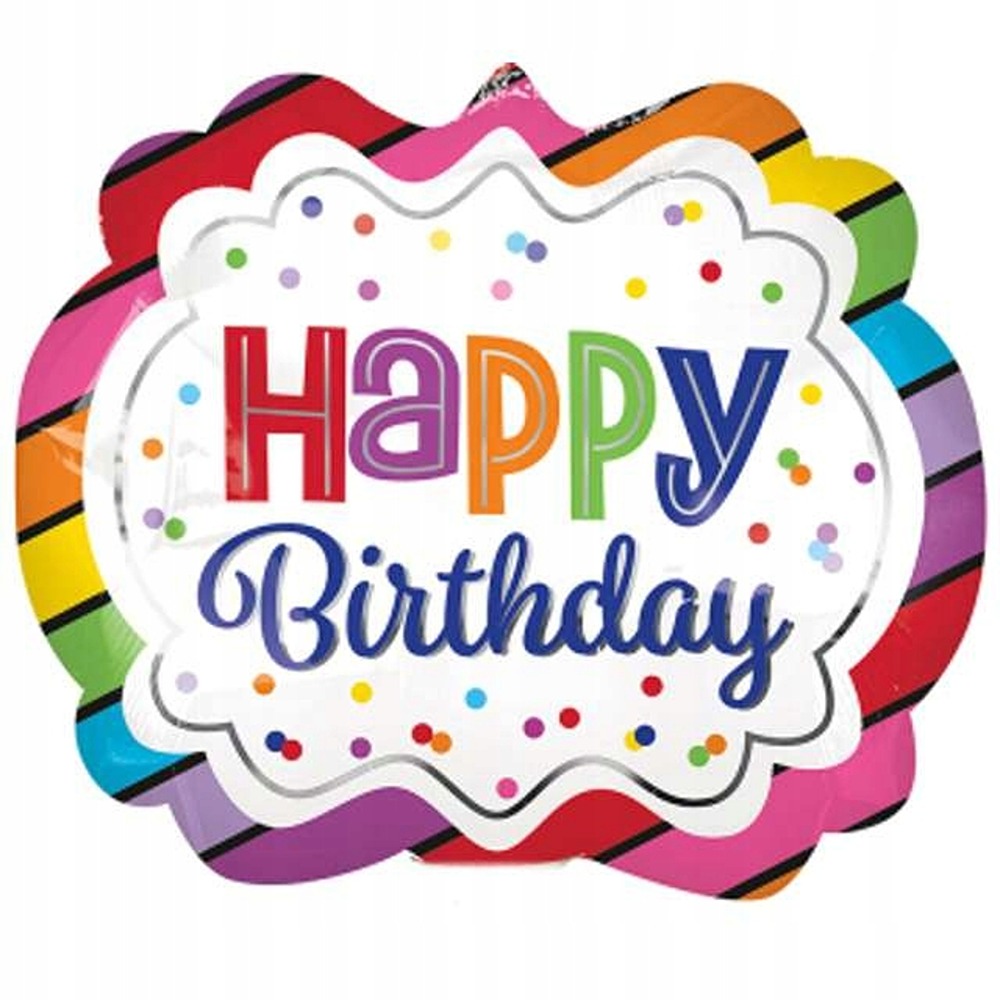 Amscan Rainbow Birthday Marquee Mini - 35562*