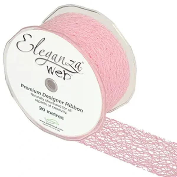 Eleganza Web Ribbon 50mm x 20m No.21 Lt.Pink - 224740