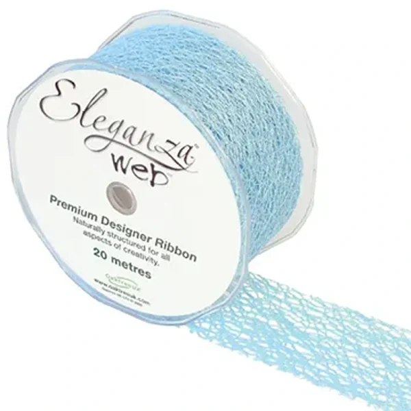 Eleganza Web Ribbon 50mm x 20m No.25Lt.Blue - 224801
