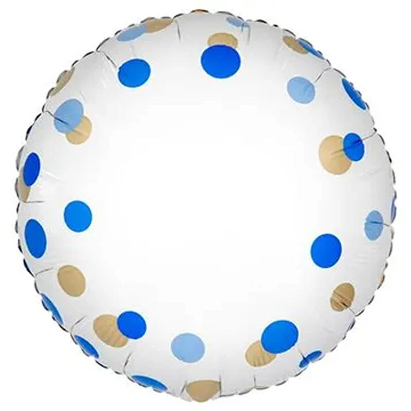 Gold Confetti No Message Metallic Foil - 18" - 601888