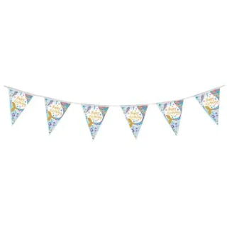 Party Bunting Shimmering Mermaid Birthday Iridecent 11 flags 3.9m