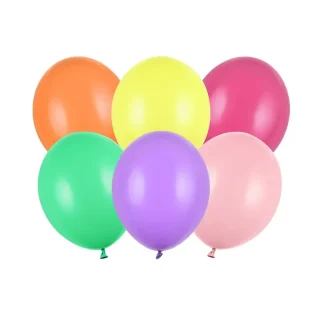 Party Deco - Strong Balloons 30cm, Pastel Mix -  SB14P-000-10