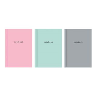 A5 Ruled Hardback Pastel Notebook - 1pc - 6797-FSC