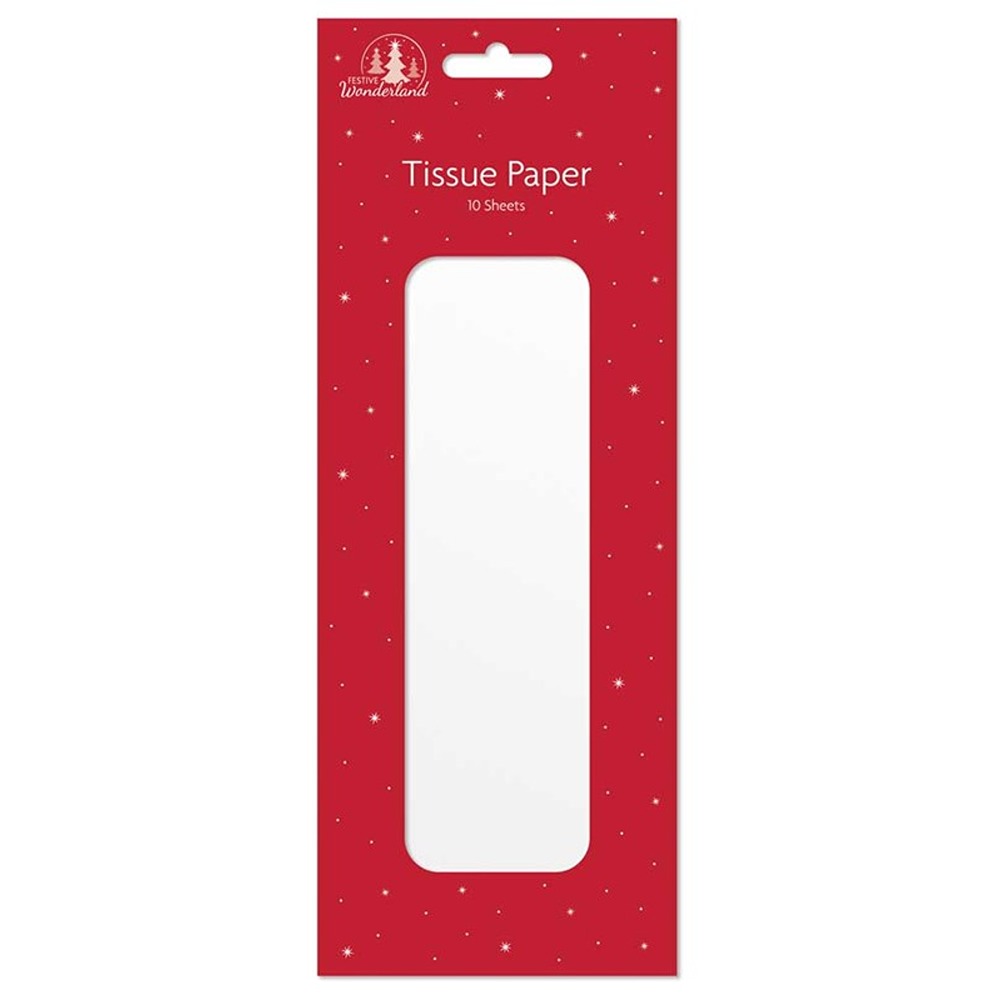 Tallon - Tissue XMAS White - 10 Sheets - XA0110
