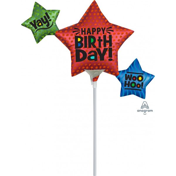 Anagram 14" Star Trio Birthday Mini - 4126302*