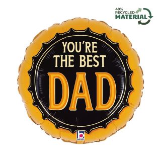 Best Dad Beer Foil Balloon - 18" - 26175P-P