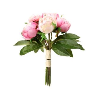 Vintage Pinks - 32cm LARGE PEONY BUNDLE (8 STEMS) VINTAGE PINKS - 840339