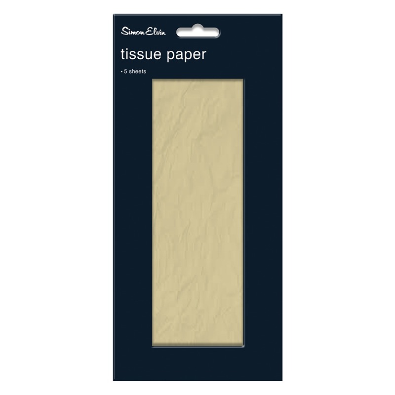 Cream Solid Colour Tissue - TW2108