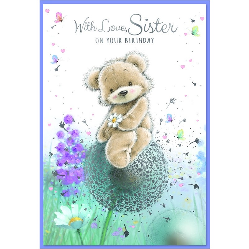 "With Love" Sister Birthday - Code G - 6pk - SE33137