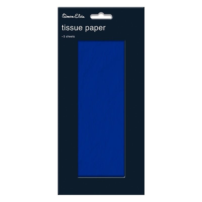Royal Blue Solid Colour Tissue - TW2107