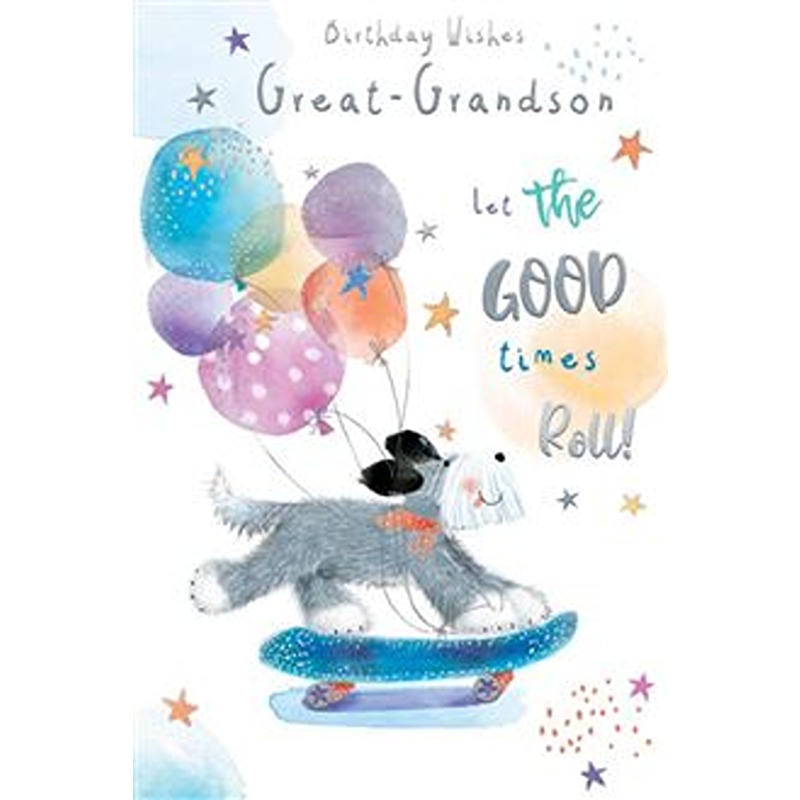 Great-Grandson Birthday - Code 75 - 6pk - CAB025